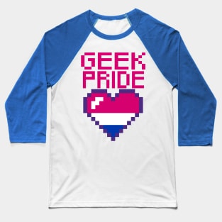 Geek Pride - BiSexual Pride Baseball T-Shirt